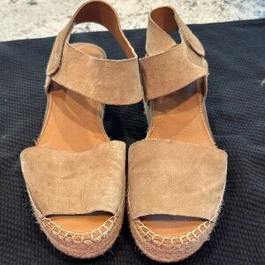 Franco Sarto Tan Espadrille Sandals